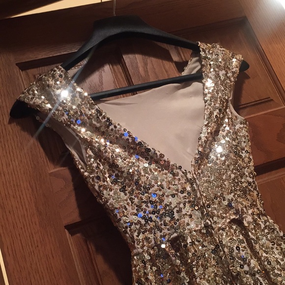 Gold Sequin Dress - Picture 7 of 8